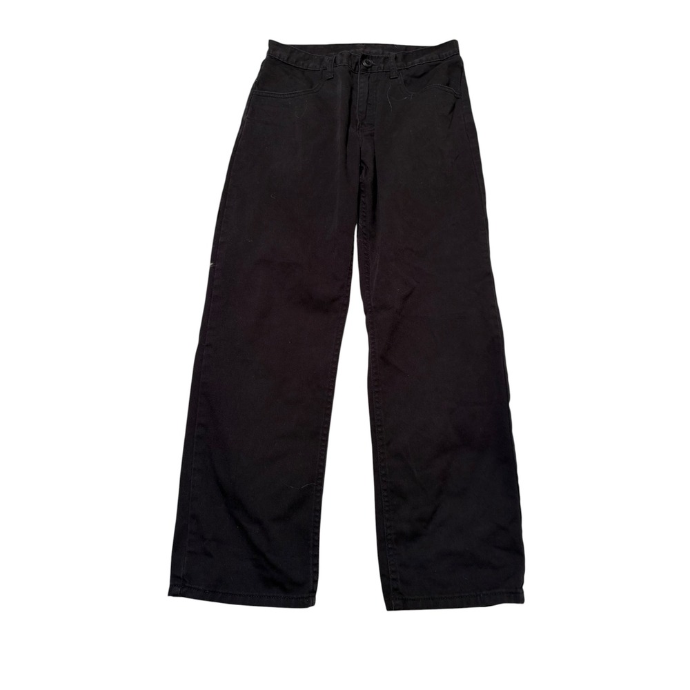 John Galt Womens Size Small Straight Leg Jeans Black Mid-Rise Cotton Blend RU003
